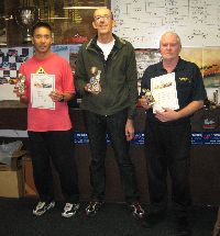 Class 3 Podium : left to right Chris Wong (2nd), Chris Dillon (1st), Alan Robinson (3rd)